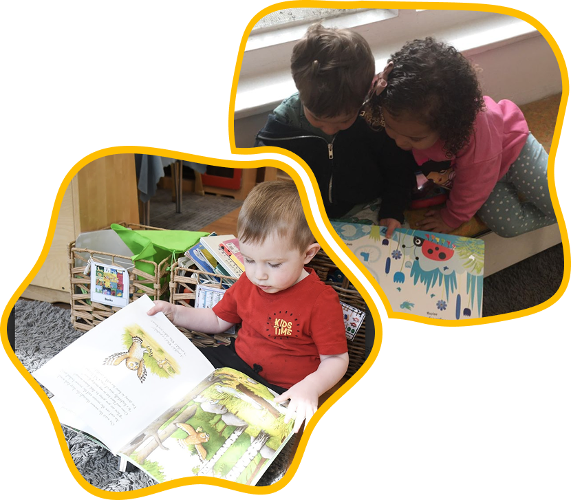 kids reading book