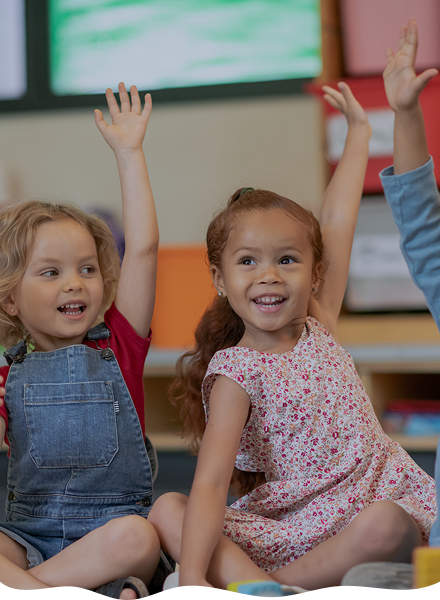 kids hands up